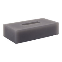 room360 Nassau Smoke Rectangular Tissue Box Cover RTB020GYR21 - 4/Pack