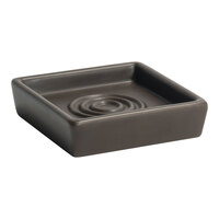 room360 Morocco 4" x 4" Chocolate Soap Dish RSD007ESC23 - 12/Pack