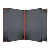 H. Risch, Inc. HAR-6V Harley 5 1/2" x 8 1/2" Customizable Butterscotch 6 View Menu Cover