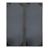 H. Risch, Inc. HAR-2V Harley 4 1/4" x 11" Customizable Charcoal 2 View Menu Cover