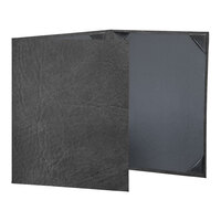 H. Risch, Inc. HAR-3V Harley 8 1/2" x 11" Customizable Charcoal 3 View Menu Cover