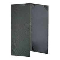 H. Risch, Inc. HAR-3V Harley 4 1/4" x 11" Customizable Green 3 View Menu Cover