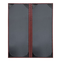 H. Risch, Inc. HAR-2V Harley 4 1/4" x 11" Customizable Wine 2 View Menu Cover