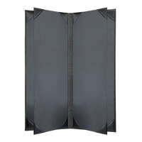 H. Risch, Inc. HAR-6V Harley 4 1/4" x 11" Customizable Charcoal 6 View Menu Cover