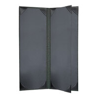 H. Risch, Inc. HAR-4V Harley 4 1/4" x 14" Customizable Green 4 View Menu Cover