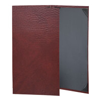 H. Risch, Inc. HAR-3V Harley 8 1/2" x 14" Customizable Wine 3 View Menu Cover