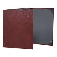H. Risch, Inc. HAR-3V Harley 8 1/2" x 11" Customizable Wine 3 View Menu Cover