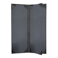 H. Risch, Inc. HAR-4V Harley 4 1/4" x 14" Customizable Charcoal 4 View Menu Cover