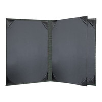 H. Risch, Inc. HAR-4V Harley 8 1/2" x 11" Customizable Green 4 View Menu Cover