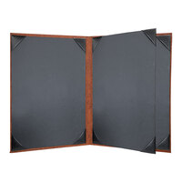 H. Risch, Inc. HAR-4V Harley 8 1/2" x 11" Customizable Butterscotch 4 View Menu Cover