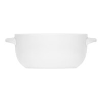 Bauscher by BauscherHepp Luzifer 19.6 oz. Bright White Round Porcelain Casserole Dish - 24/Case