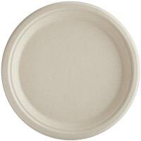 World Centric 10" No PFAS Added Round Compostable Fiber Plate - 800/Case