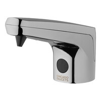 Chicago Faucets E80-SDL-1CP E-Tronic 80 Battery-Powered Deck Mount Touchless Liquid Soap Dispenser with Polished Chrome Finish