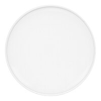 Front of the House Bevel 11" White Round Porcelain Plate - 4/Case