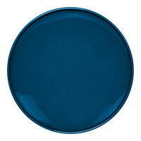 Front of the House Bevel 7 1/2" Lapis Round Porcelain Plate - 6/Case