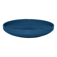 Front of the House Bevel 44 oz. Lapis Round Porcelain Bowl - 4/Case