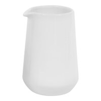 Front of the House Bevel 16 oz. White Porcelain Pourer - 6/Case