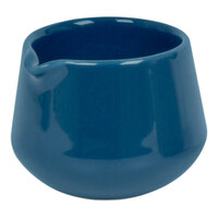 Front of the House Bevel 3 oz. Lapis Porcelain Pourer - 12/Case