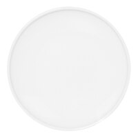 Front of the House Bevel 6" White Round Porcelain Plate - 12/Case