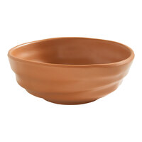 American Metalcraft Marra 13 oz. Terracotta Round Melamine Bowl