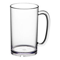 Choice 20 oz. Plastic Beer Mug - 12/Case