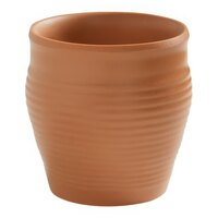 American Metalcraft Marra 4 oz. Terracotta Round Melamine Pot