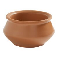 American Metalcraft Marra 3 oz. Terracotta Round Melamine Pot