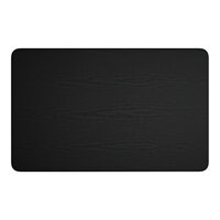 Lancaster Table & Seating 30" x 48" Rectangular Thermo-Formed MDF Table Top with Black Wood Finish