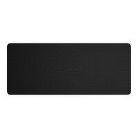 Lancaster Table & Seating 30" x 72" Rectangular Thermo-Formed MDF Table Top with Black Wood Finish