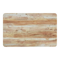 Lancaster Table & Seating 30" x 48" Rectangular Thermo-Formed MDF Table Top with Barnwood Finish
