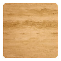 Lancaster Table & Seating 36" x 36" Square Thermo-Formed MDF Table Top with Maple Finish