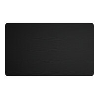 Lancaster Table & Seating 36" x 60" Rectangular Thermo-Formed MDF Table Top with Black Wood Finish