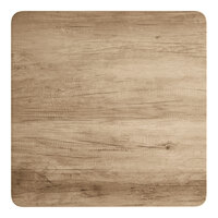 Lancaster Table & Seating 36" x 36" Square Thermo-Formed MDF Table Top with Gray Wood Finish