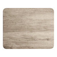 Lancaster Table & Seating 24" x 30" Rectangular Thermo-Formed MDF Table Top with Gray Wood Finish