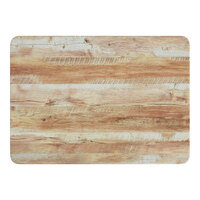 Lancaster Table & Seating 30" x 42" Rectangular Thermo-Formed MDF Table Top with Barnwood Finish