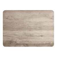 Lancaster Table & Seating 30" x 42" Rectangular Thermo-Formed MDF Table Top with Gray Wood Finish