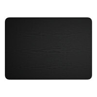 Lancaster Table & Seating 30" x 42" Rectangular Thermo-Formed MDF Table Top with Black Wood Finish