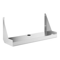 Regency Spec Line 30" Stainless Steel Underbar Blender Shelf