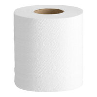 Lavex Premium 3 1/2" x 4 1/2" Individually Wrapped 2-Ply Standard 500 Sheet Toilet Paper Roll - 60/Case