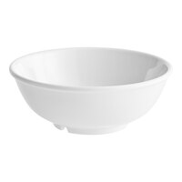 Acopa Foundations 32 oz. White Narrow Rim Melamine Salad Bowl - 12/Pack