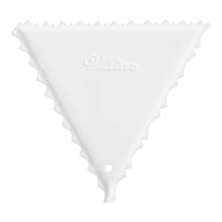 Wilton 5" x 5" Plastic Triangle Decorating and Icing Comb 191007367