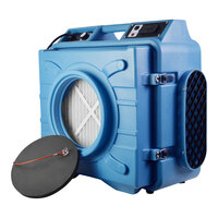 PURAERO PA-600-HAS-BL Blue 2-Stage HEPA Filtration Air Scrubber - 115V