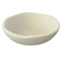 Dalebrook by BauscherHepp Mineral 15.2 oz. Cream Crackle Melamine Bowl - 6/Case