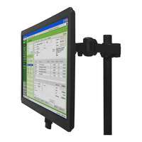 Newcastle Systems B266 Post-Mount 27" Monitor Holder for PC, NB, EcoCart, and Apex Series - 20 lb. Capacity