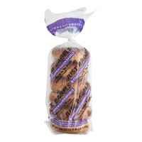 Just Bagels Authentic New York Cinnamon Raisin Bagel 4 oz. - 48/Case