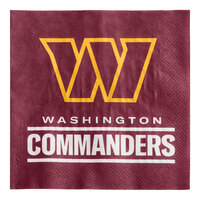 Creative Converting Washington Commanders 2-Ply Luncheon Napkin - 192/Case