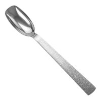 American Metalcraft 9 3/8" Hammered Vintage Stainless Steel Solid Serving Spoon