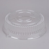 Sabert 5512 12" Clear Plastic Round High Dome Lid - 36/Case