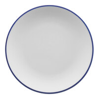 International Tableware Torino Bistro 5 1/2" Blue Band Porcelain Bread and Butter Plate - 36/Case