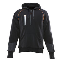 RefrigiWear PolarForce Black Insulated Sweatshirt 8440RBLKLAR - Large